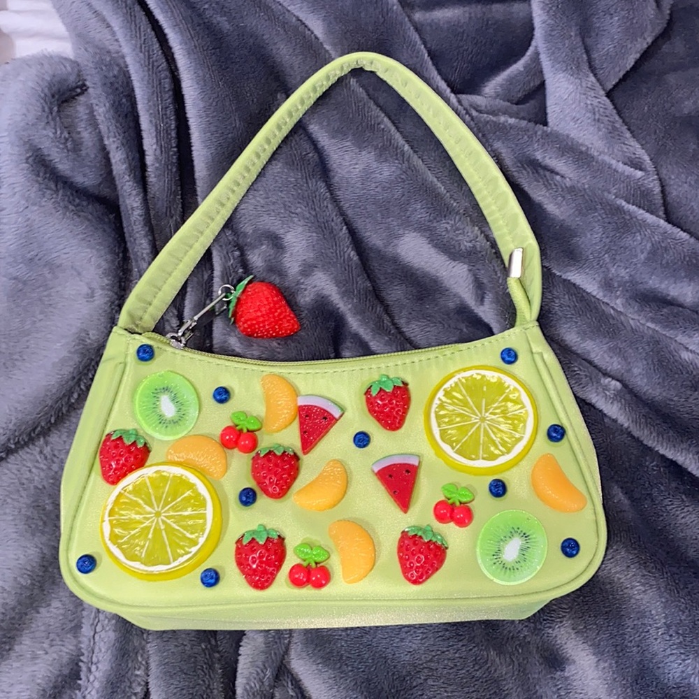 $10 SALE!! Fruit covered baguette bag